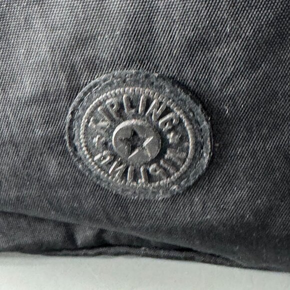 NWOT Kipling Black Nylon Double Zippered-Pockets Toiletory Organizer - Picture 4 of 12